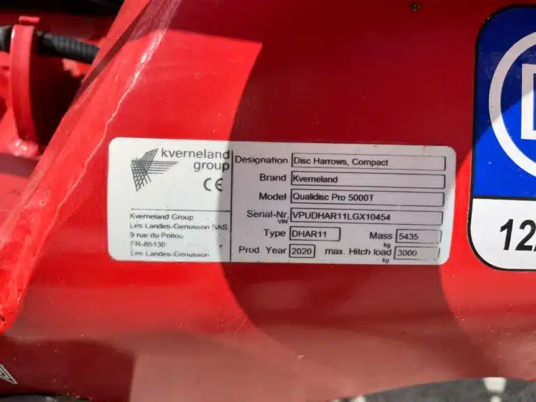 Kverneland Qualidisc Pro 5000t 11